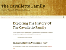 Tablet Screenshot of family.cavalletto.org